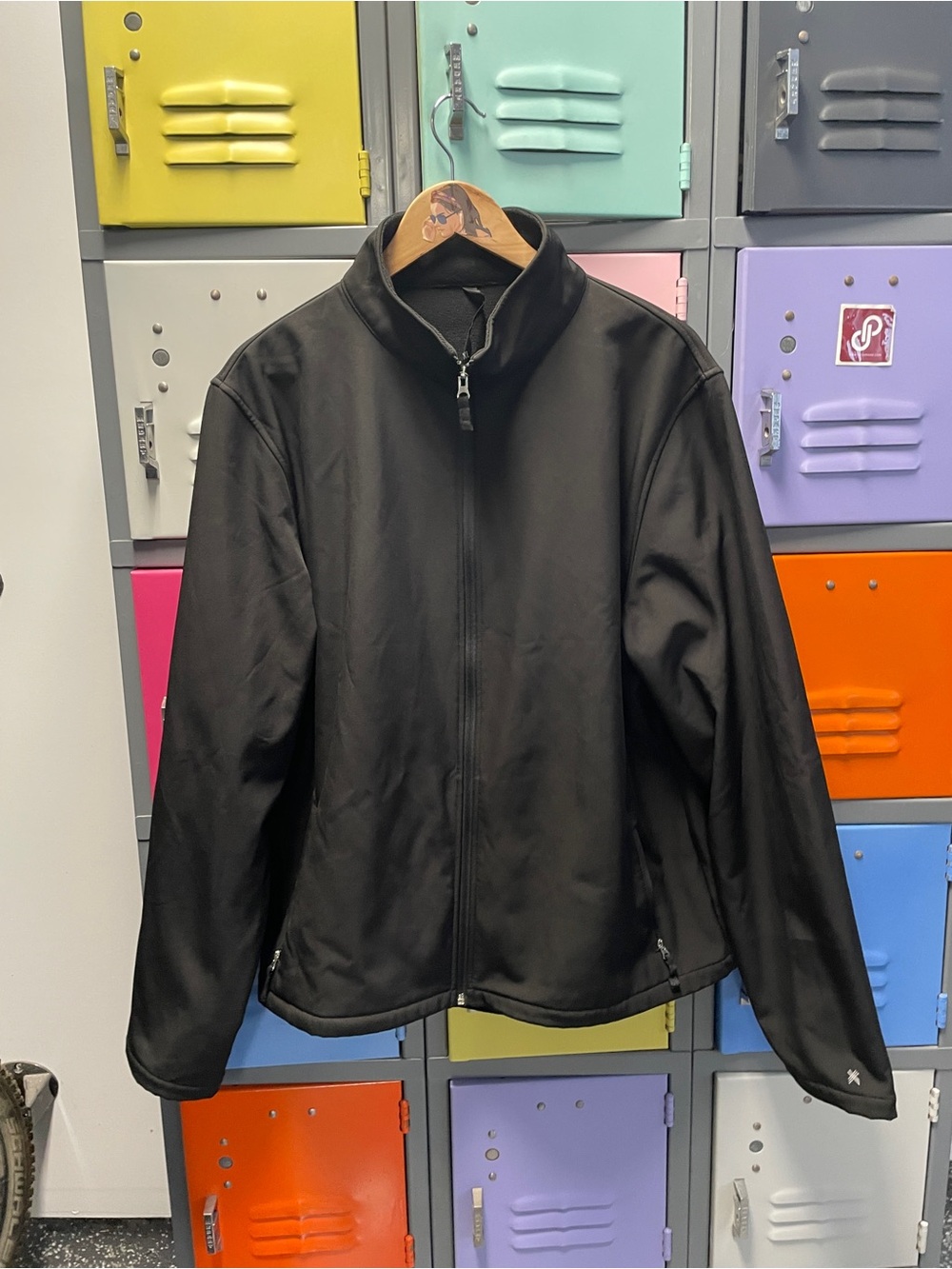 Kenneth Cole Black Performance Zip Jacket